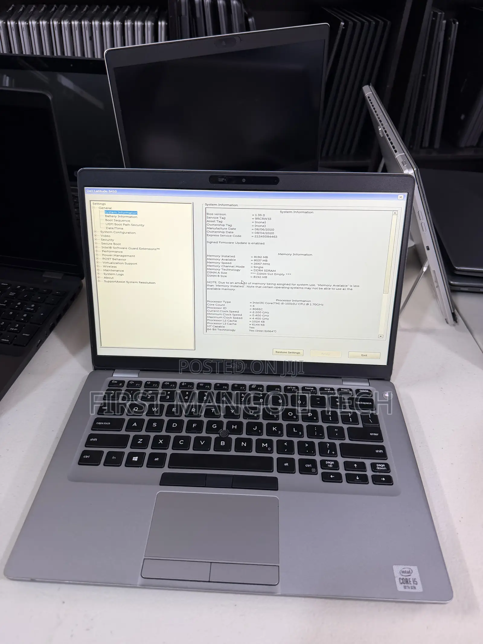 Laptop Dell Latitude 5410 8GB Intel Core i5 SSD 256GB