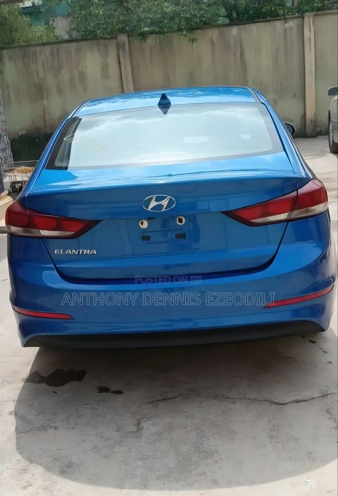 Hyundai Elantra Limited 2018 Blue