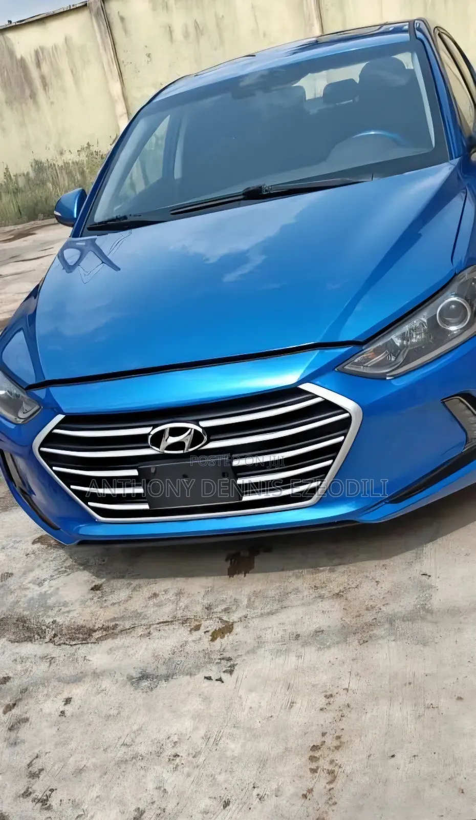 Hyundai Elantra Limited 2018 Blue