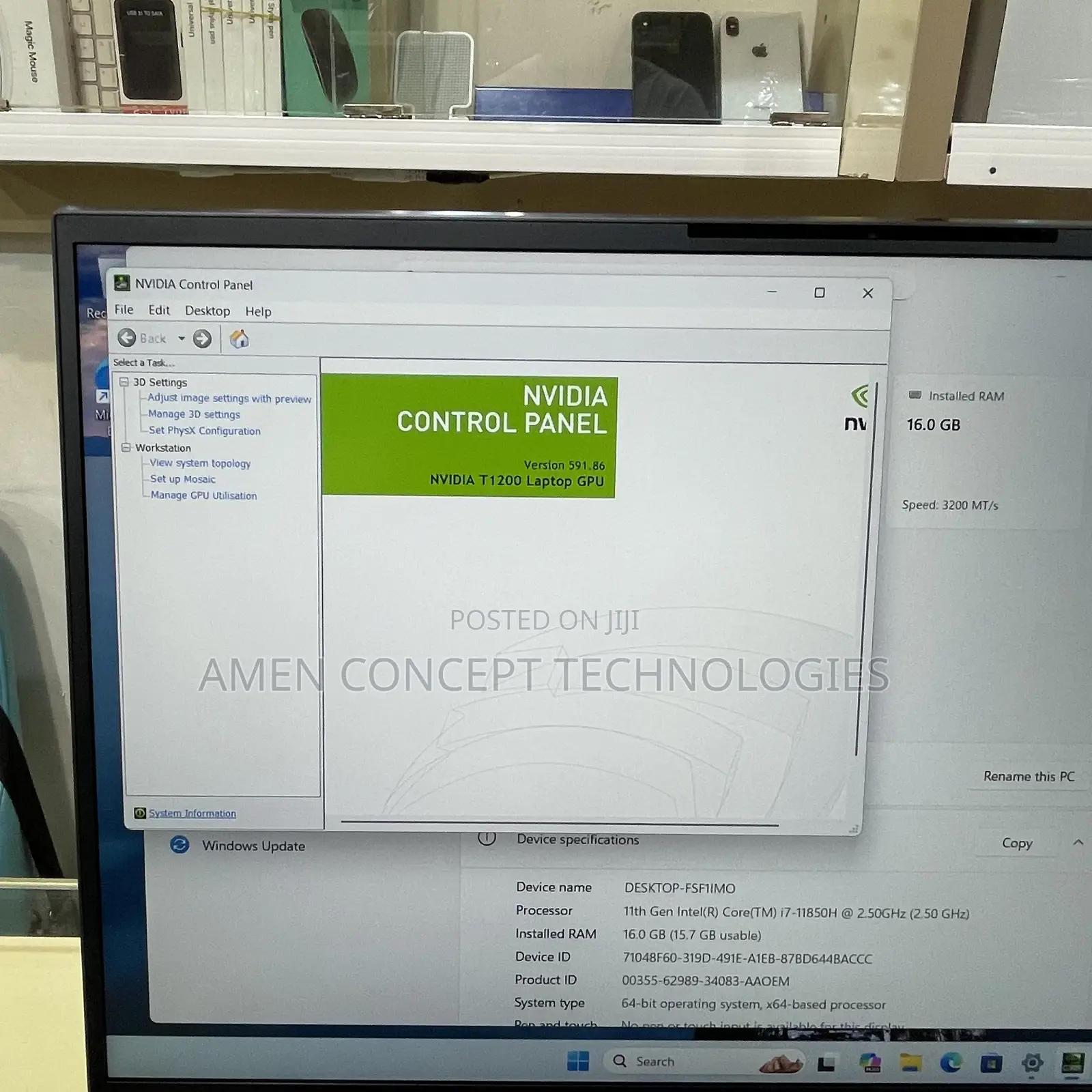 Laptop HP ZBook Studio G8 16GB Intel Core i7 SSD 512GB