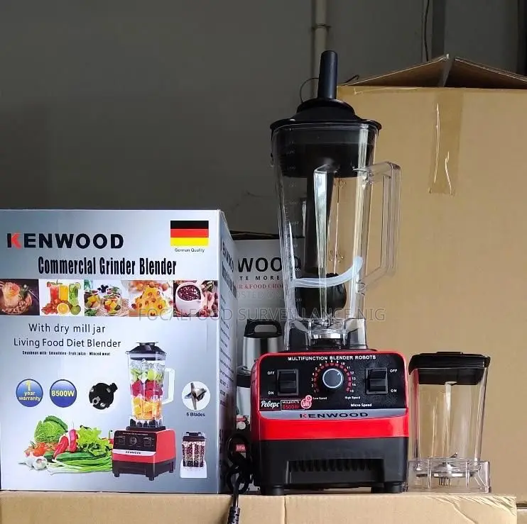 Kenwood Industrial 8500wax Food Crusher Blender -Red