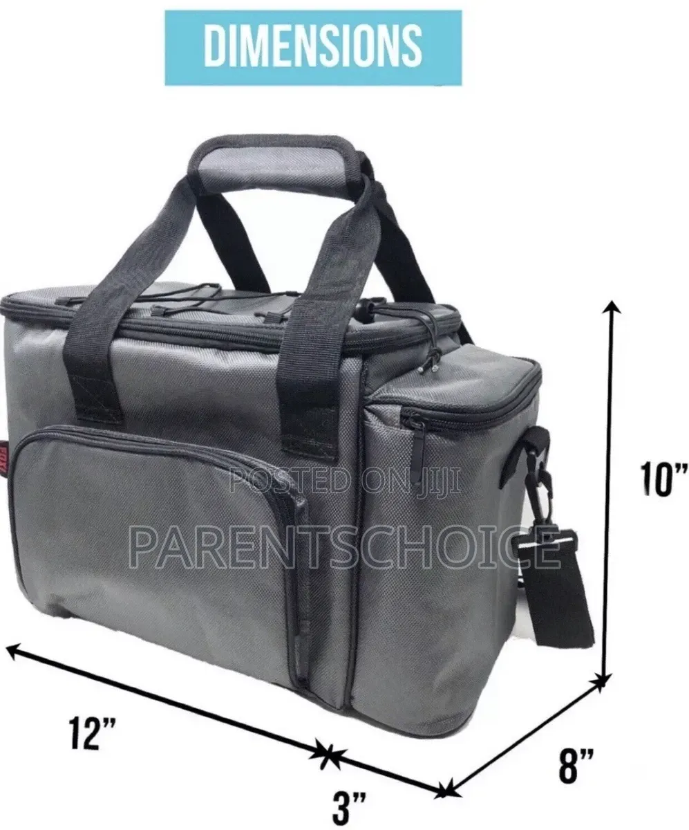 Insulated Lunch Cooler Bag- 15.5l + 3.7l Side Pack