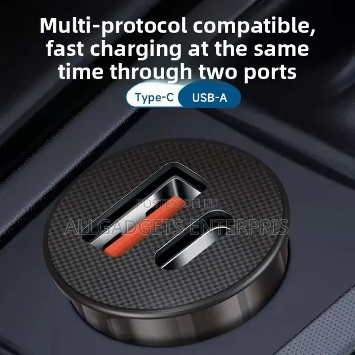 Car Charger With 43w Super Fast Charging