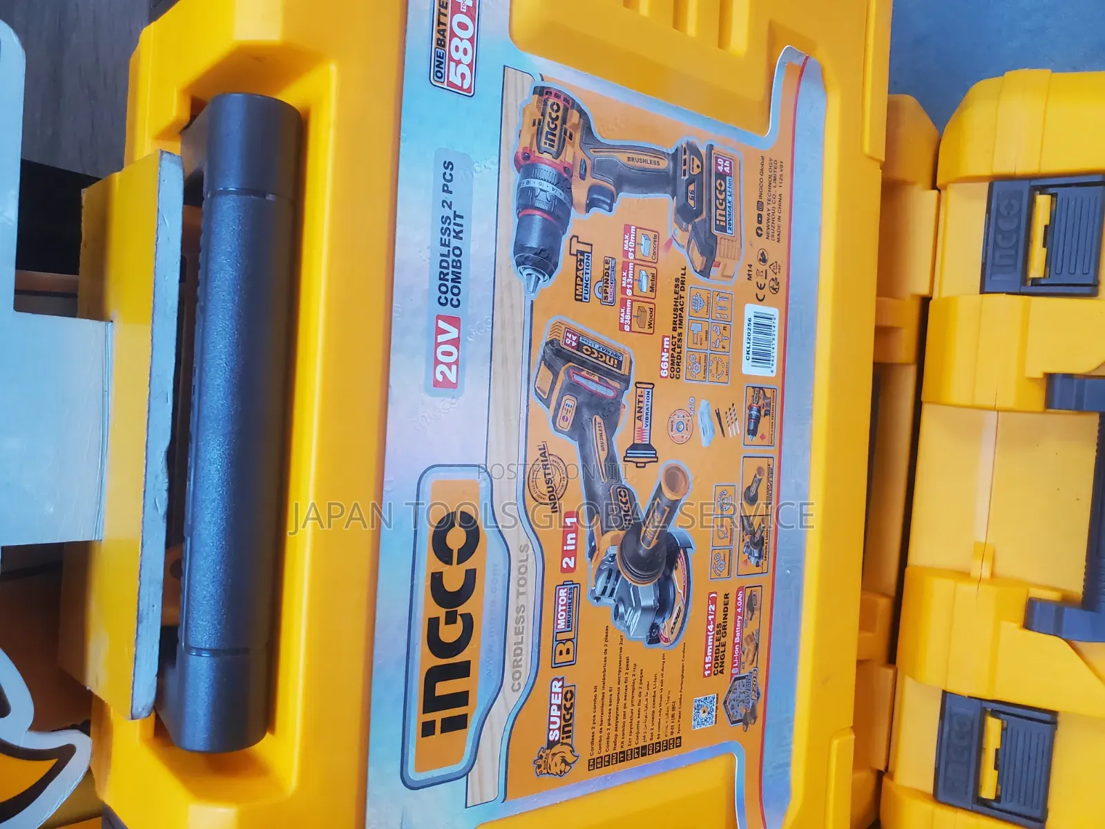 Ingco 20v Cordless 2 PCS Combo Kit