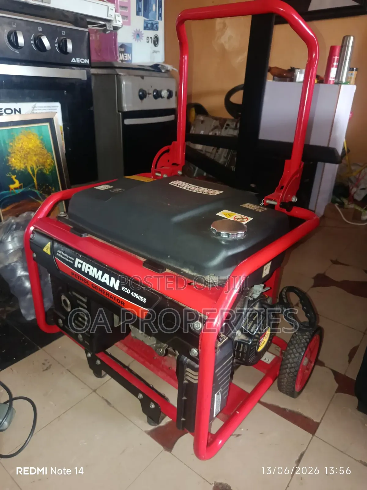 Eco4990es Firman 3.4kv Copper Key-Starter Generator 4sale in Ibadan.