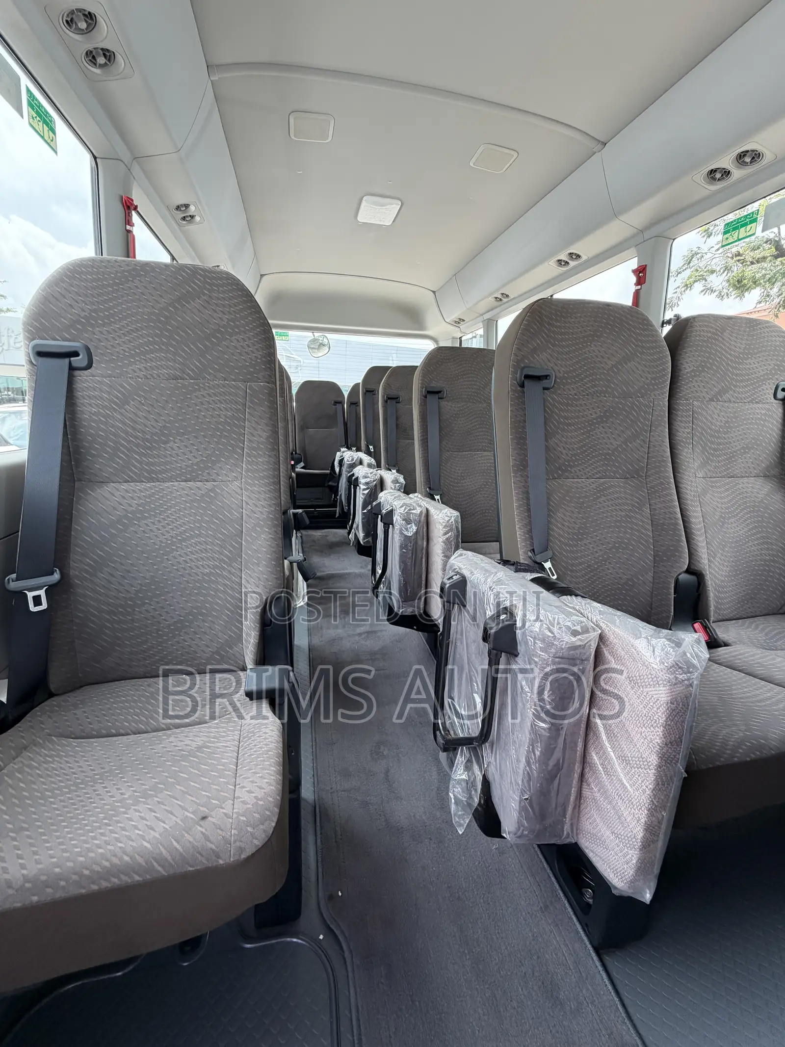 New Toyota Coaster 2025 White
