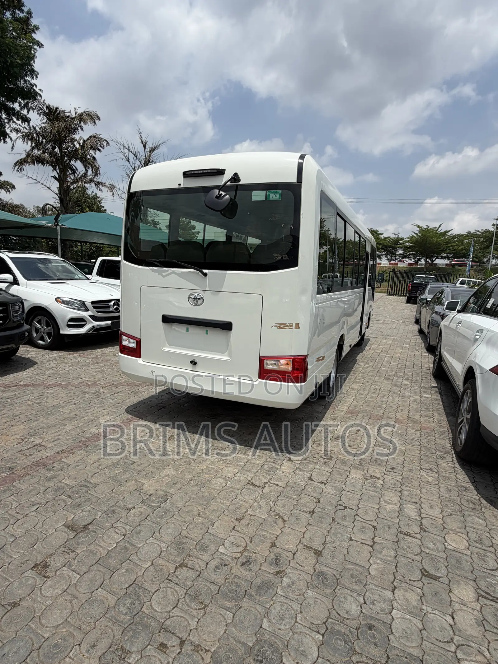 New Toyota Coaster 2025 White