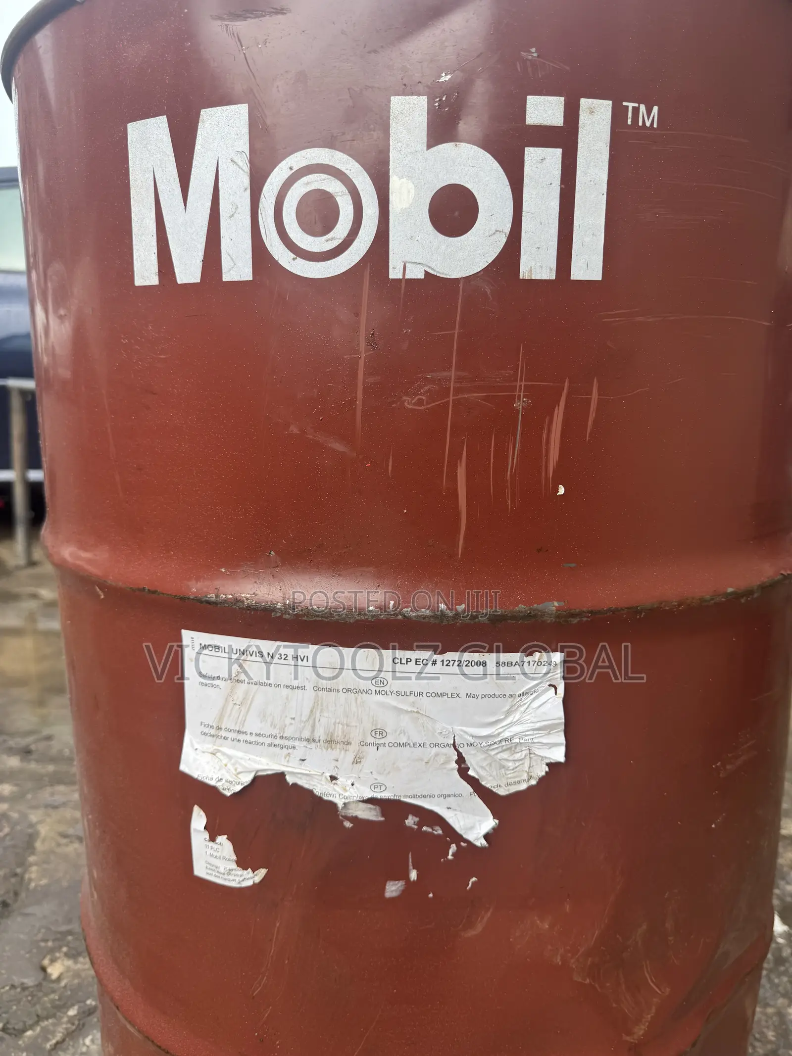 Mobil Univis N 32 Hvi Anti Wear Hydraulic Oil Iso Vg 32 208l//Drum