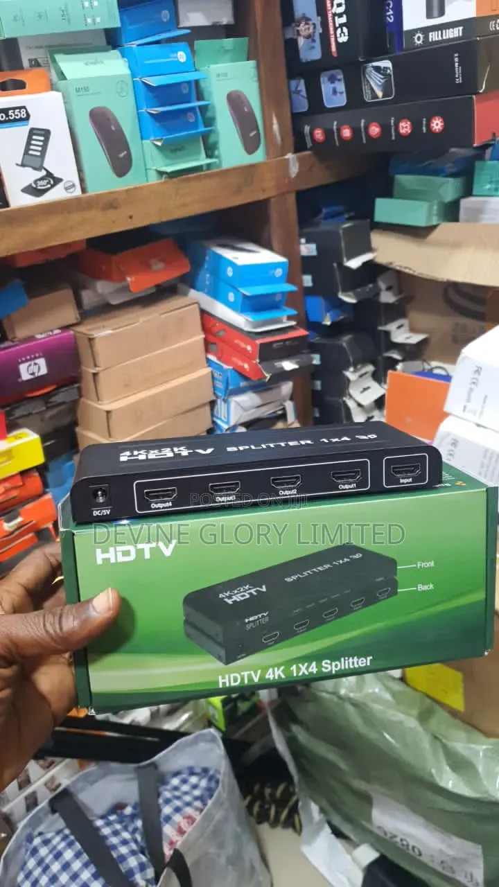 Hdmi Splitter 1 Input 4 Outputs 3d Video Distributor