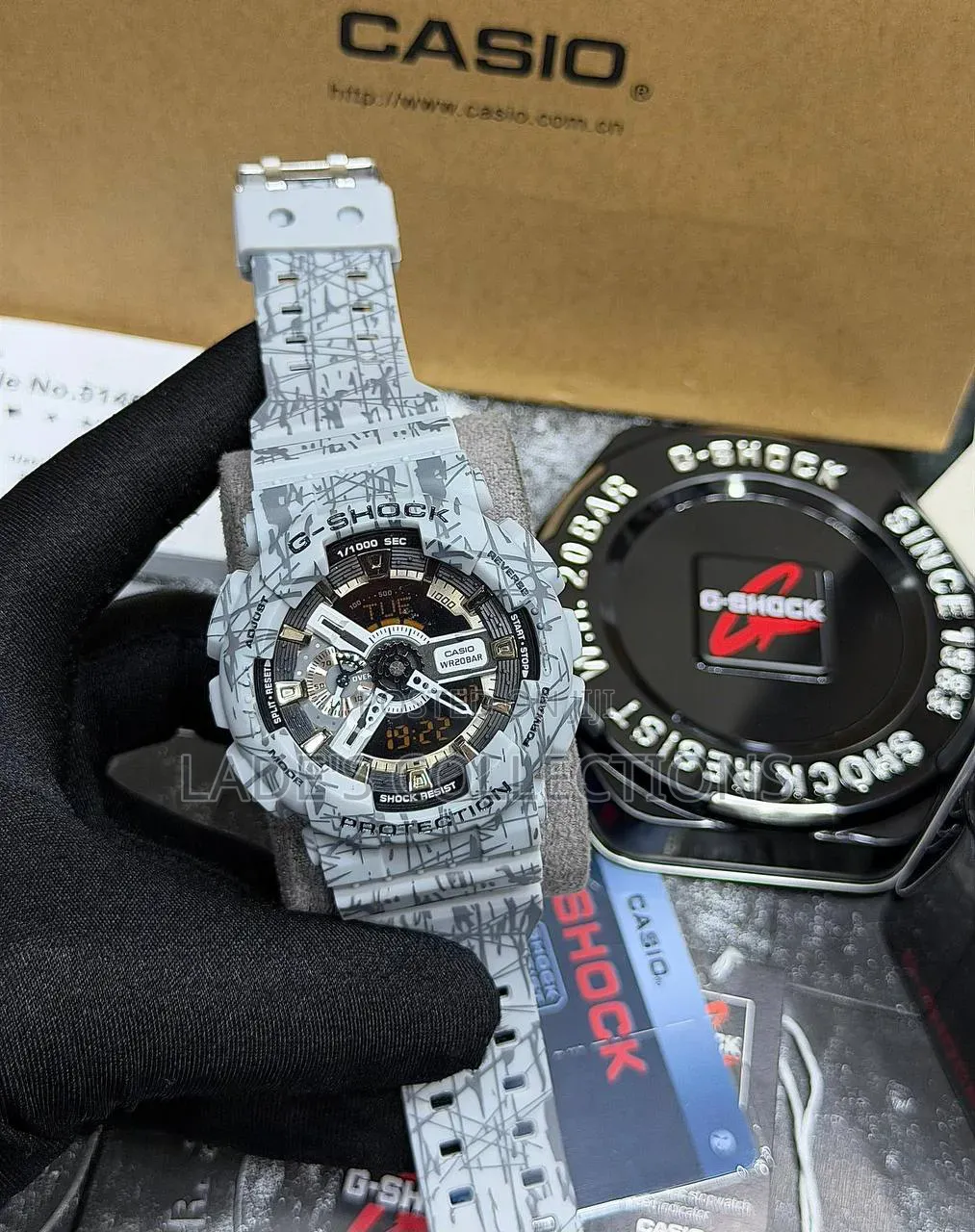 Premium Quality G-Shock Wristwatch With Rubber Strapped