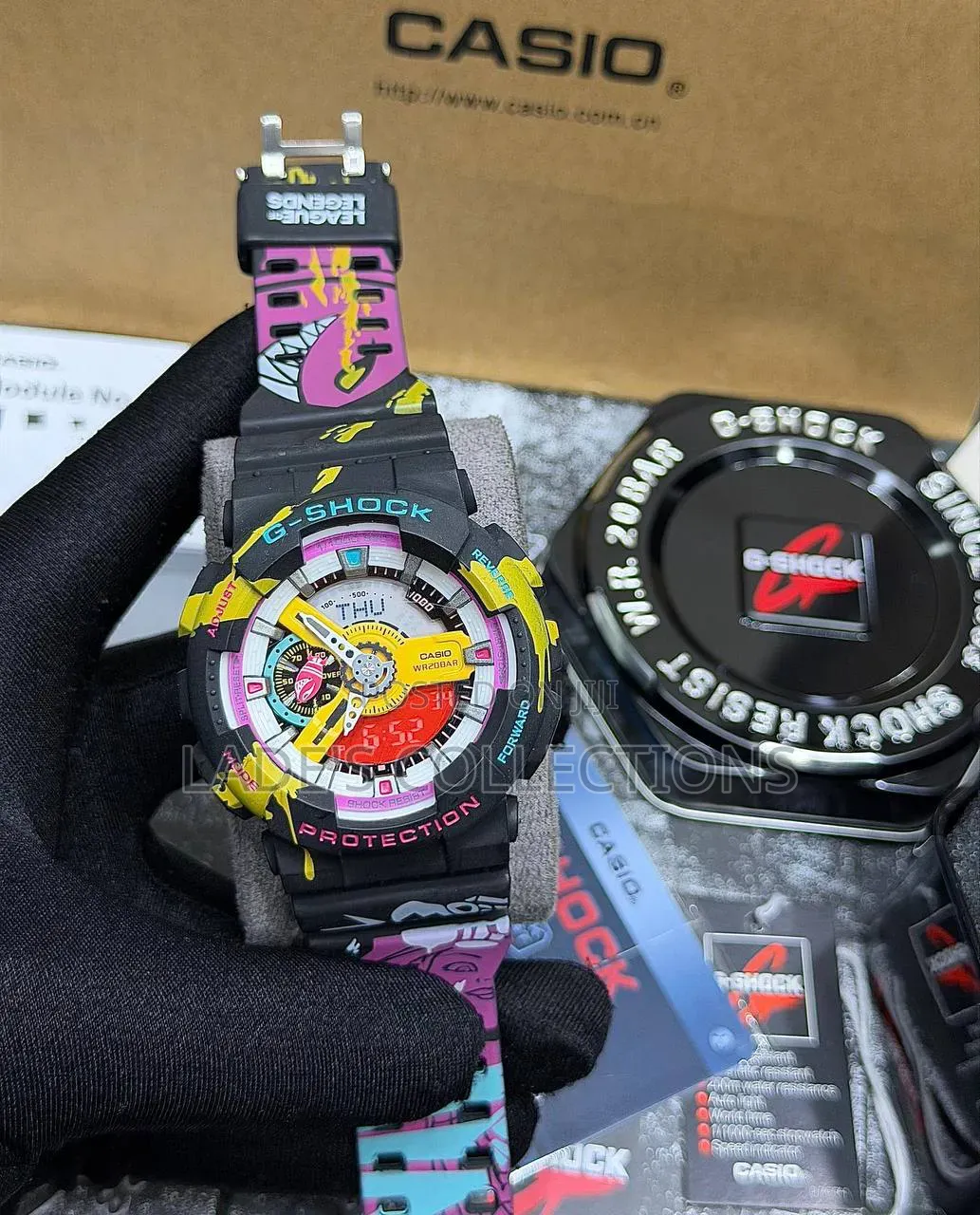 Premium Quality G-Shock Wristwatch With Rubber Strapped