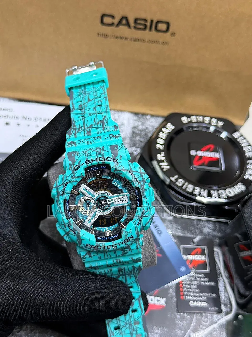Premium Quality G-Shock Wristwatch With Rubber Strapped