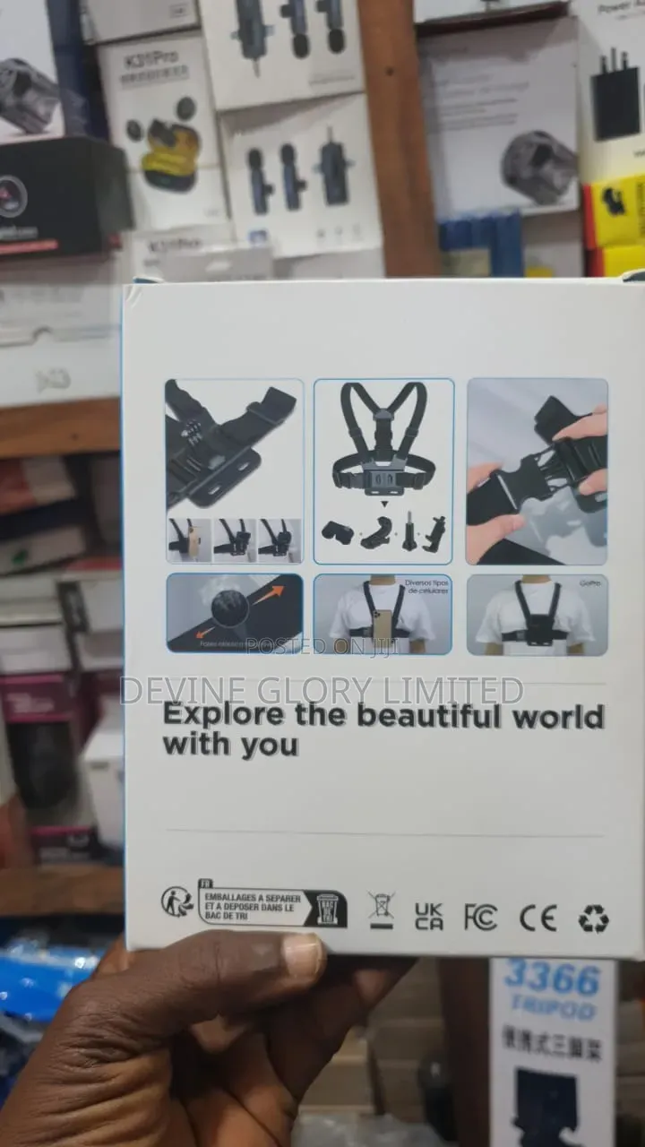 Universal Chest Mount Harness for Gopro Smartphones