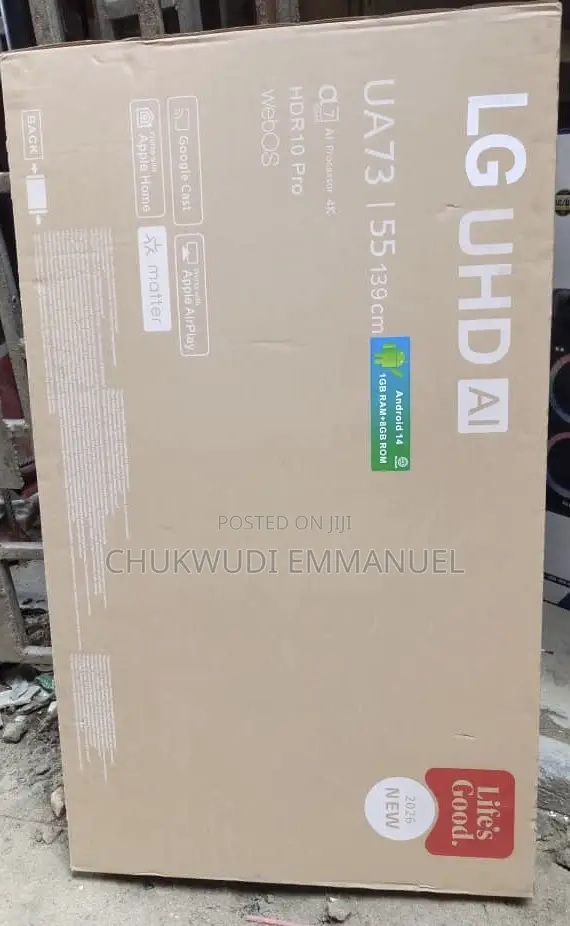Lg 55” Uhd Smart Tv Ua73