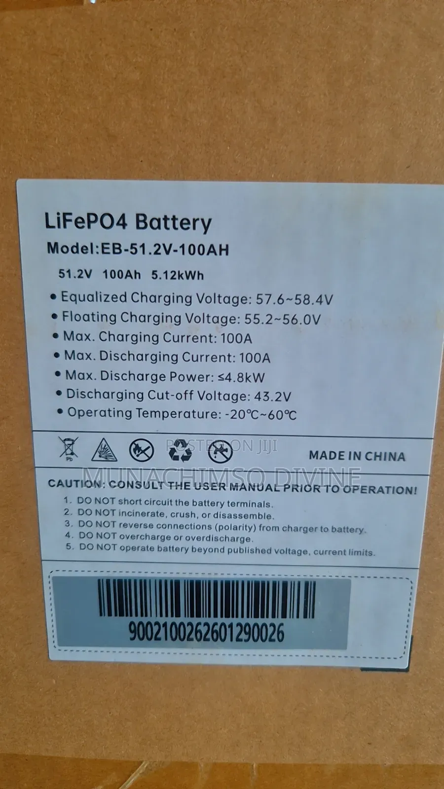 5kwh Sumry Lithium Battery