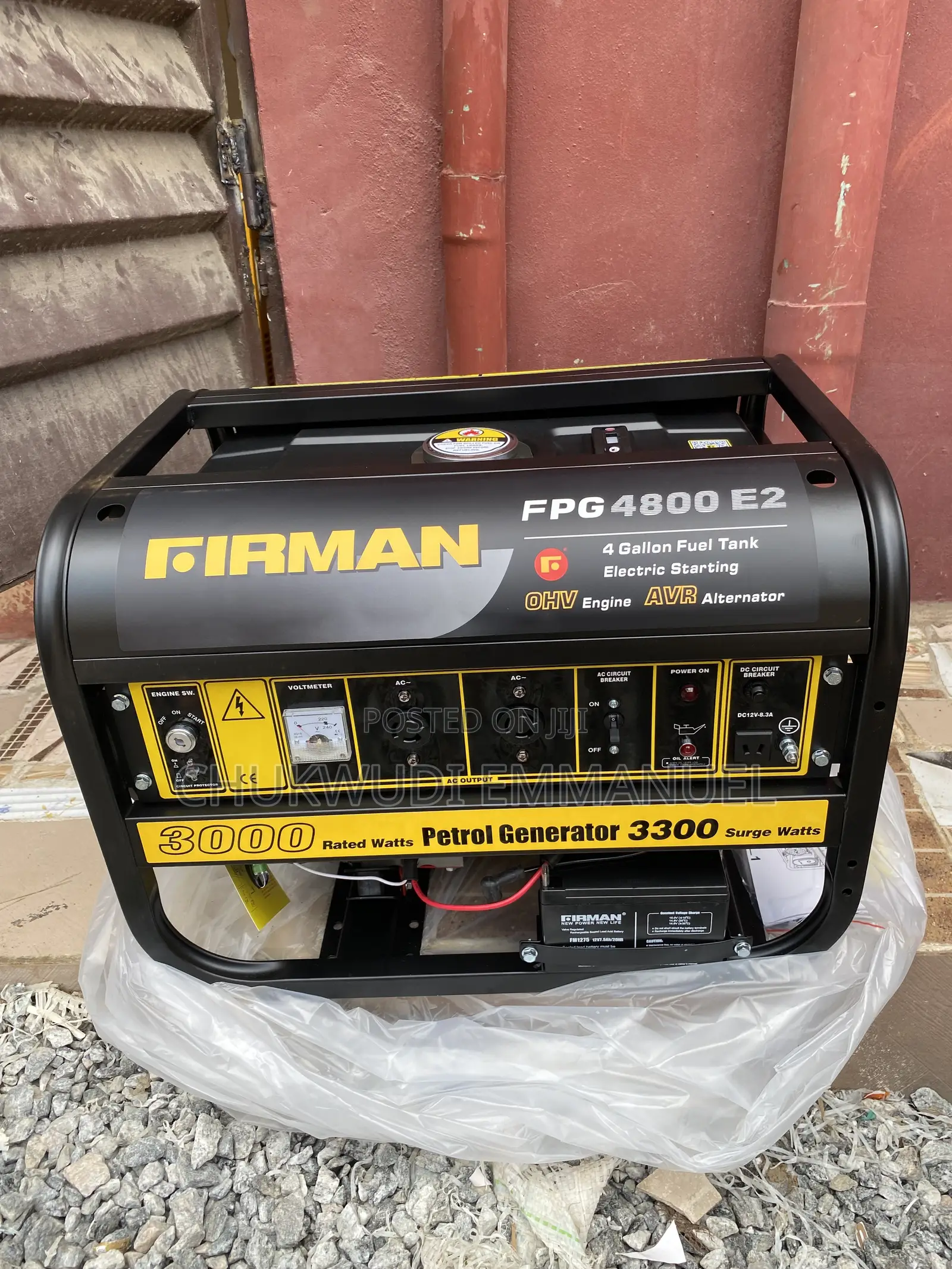 Fireman 5.5kva Generator With Electric Recoil Start