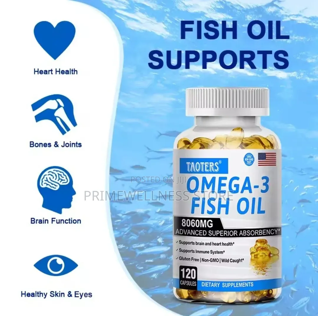 Omega 3 Fish Oil 4500mg+Dha 1100mg+Epa3400mg+Lutein1200mg+D3+Krill Oil