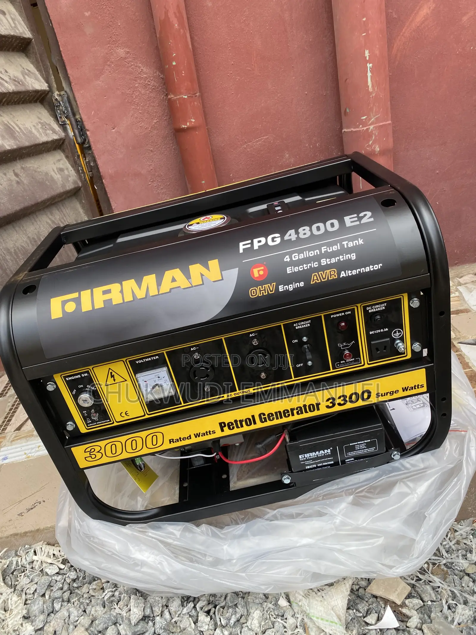 Fireman 5.5kva Generator With Long Runtime Tank