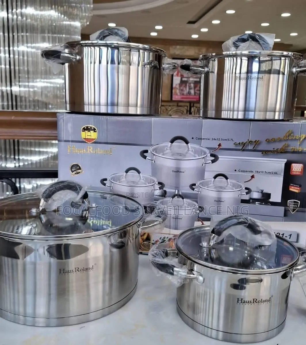 4set Haus Roland Heavy Stainless Steel Pot