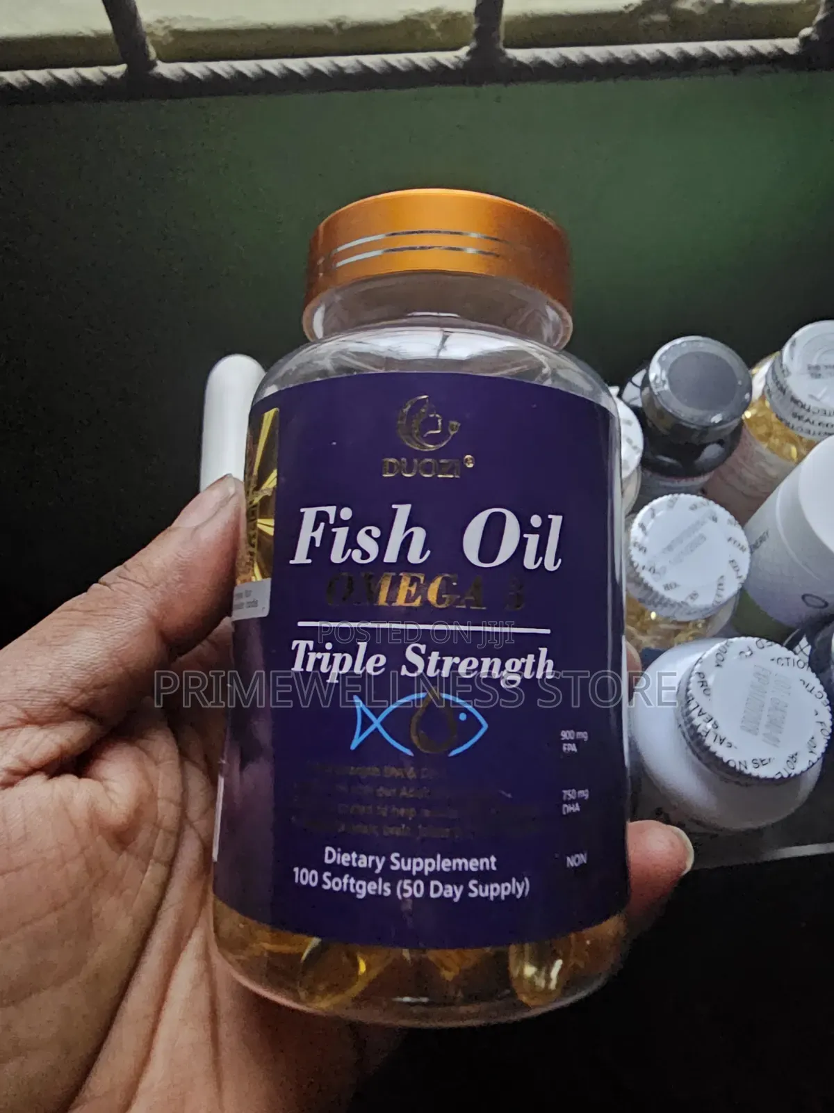 Omega 3 Fish Oil Triple Strength 2000mg +Dha 900mg+ Epa 750mg