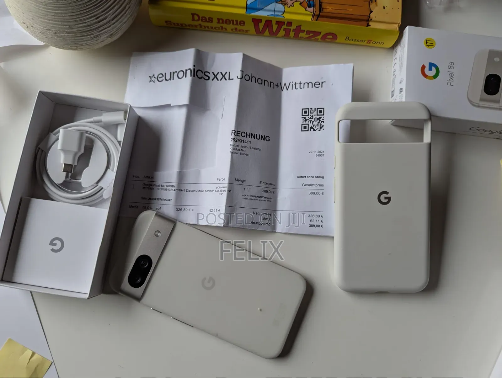 Google Pixel 8a 128 GB White