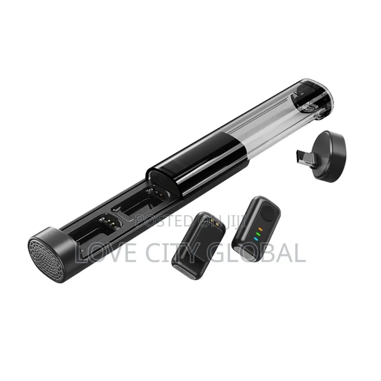 3in1 Anc Wireless Microphone Magnetic A7 Mic Tripod, Charging Case