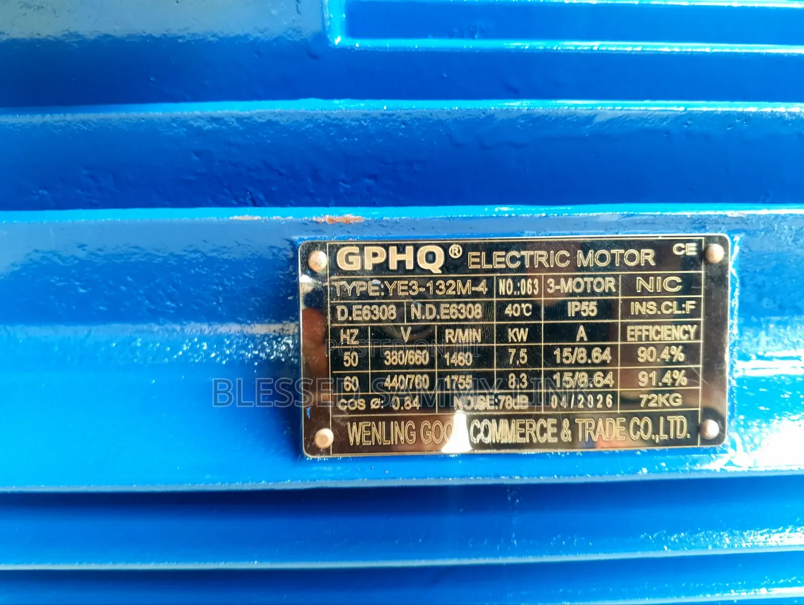 10hp Electric Motor 3phase 4p