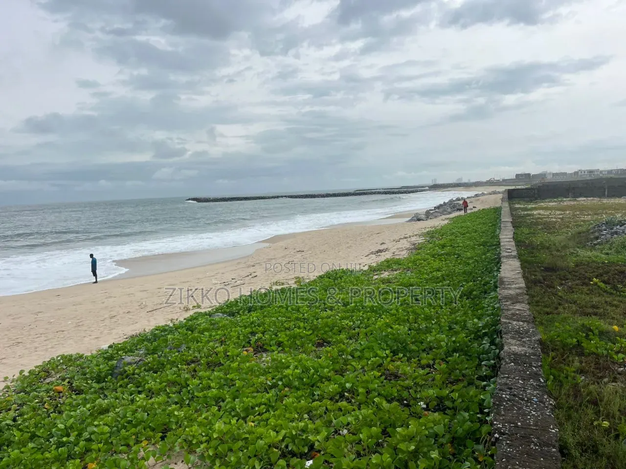 Beach Front Bulk Land for Sale at Alpha Beach,New Road Lekki