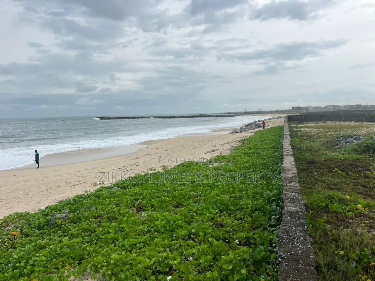 Beach Front Bulk Land for Sale at Alpha Beach,New Road Lekki
