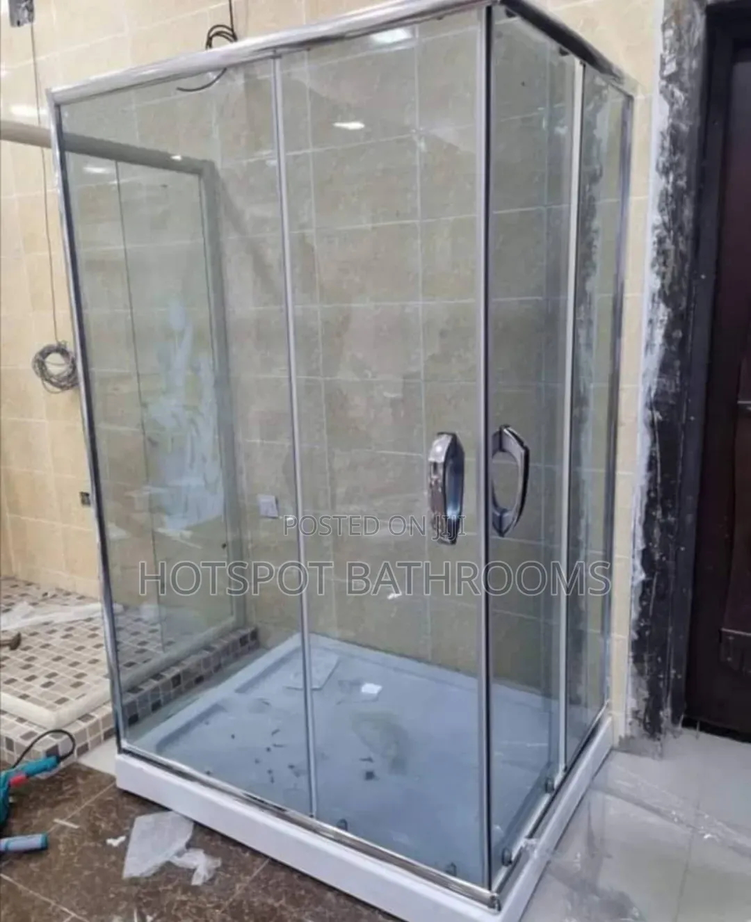 Stainless Frame Shower Cubicle