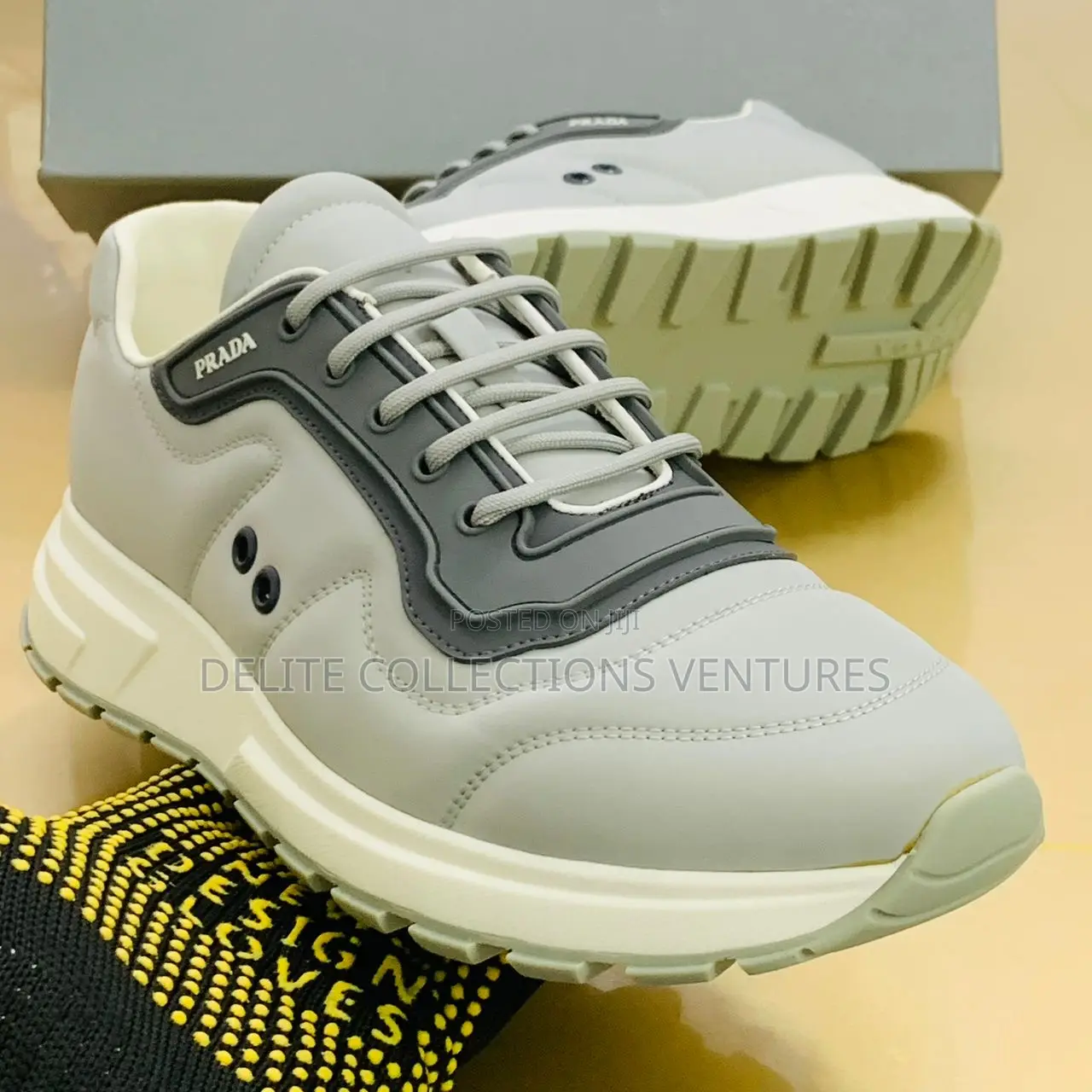 Prada Leather Sneakers