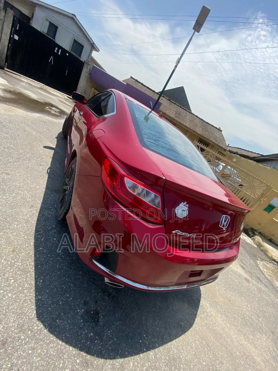 Honda Accord EX-L V-6 2dr Coupe (3.5L 6cyl 6A) 2014 Red