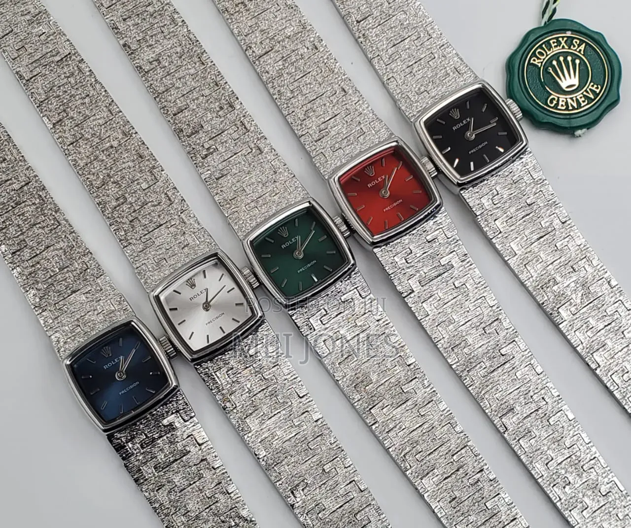 Replica Rolex Female Watch Silver Chain Strap - Quartz