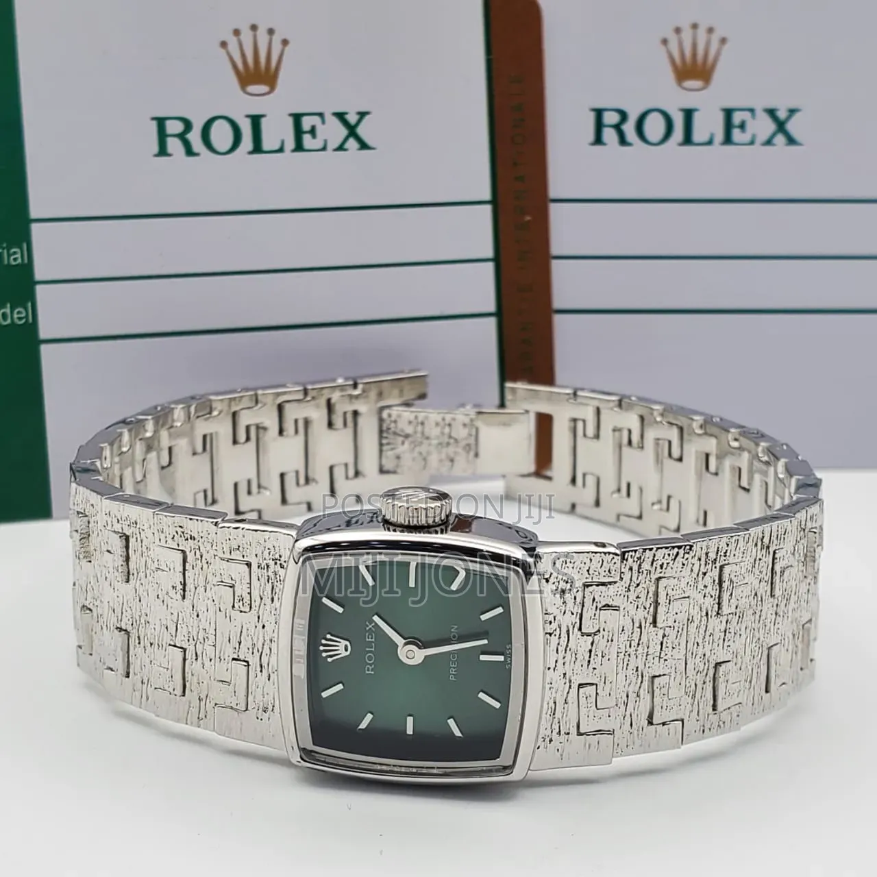 Replica Rolex Female Watch Silver Chain Strap - Quartz