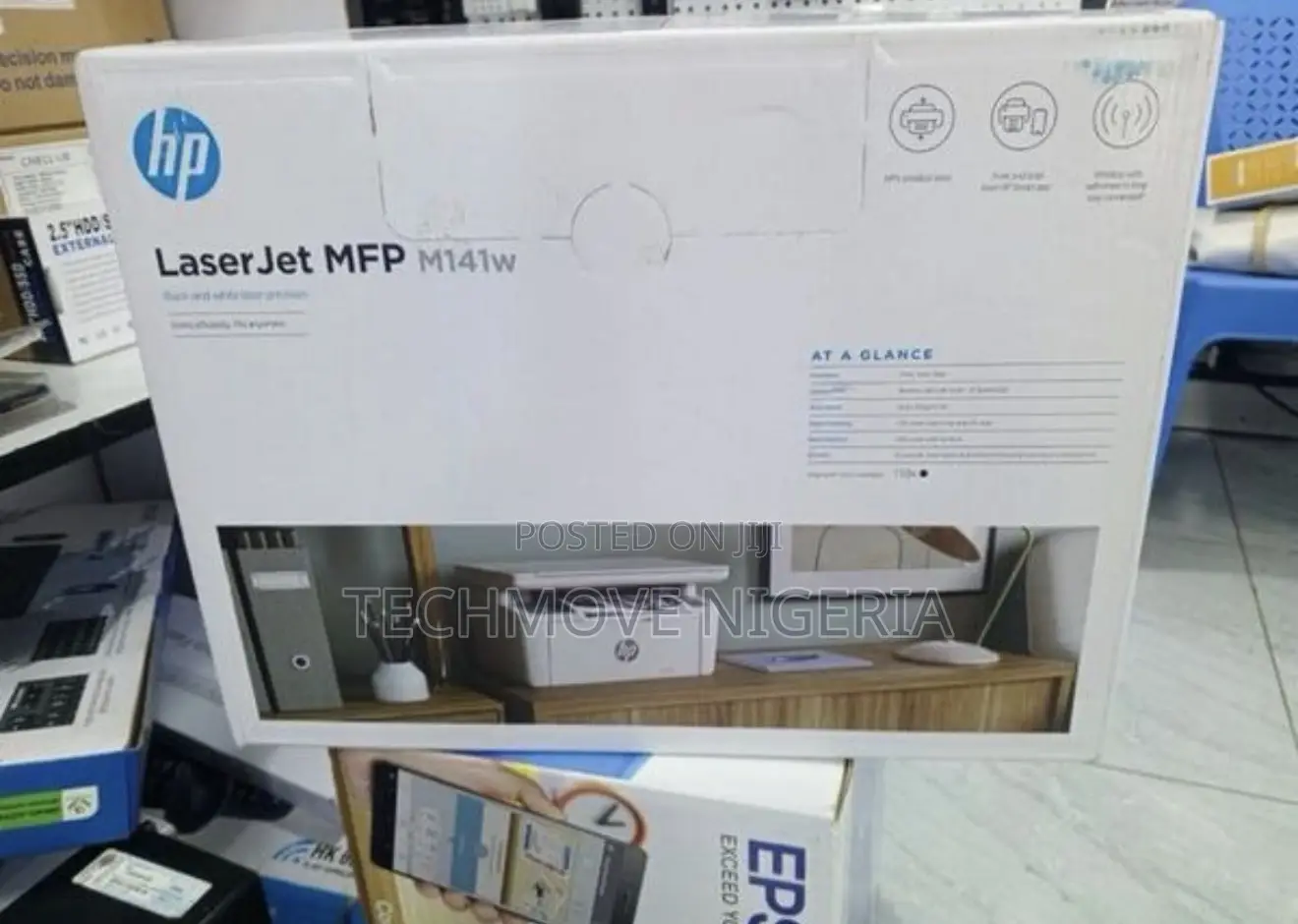 Hp Laserjet MFP M141w Printer (7md74a)