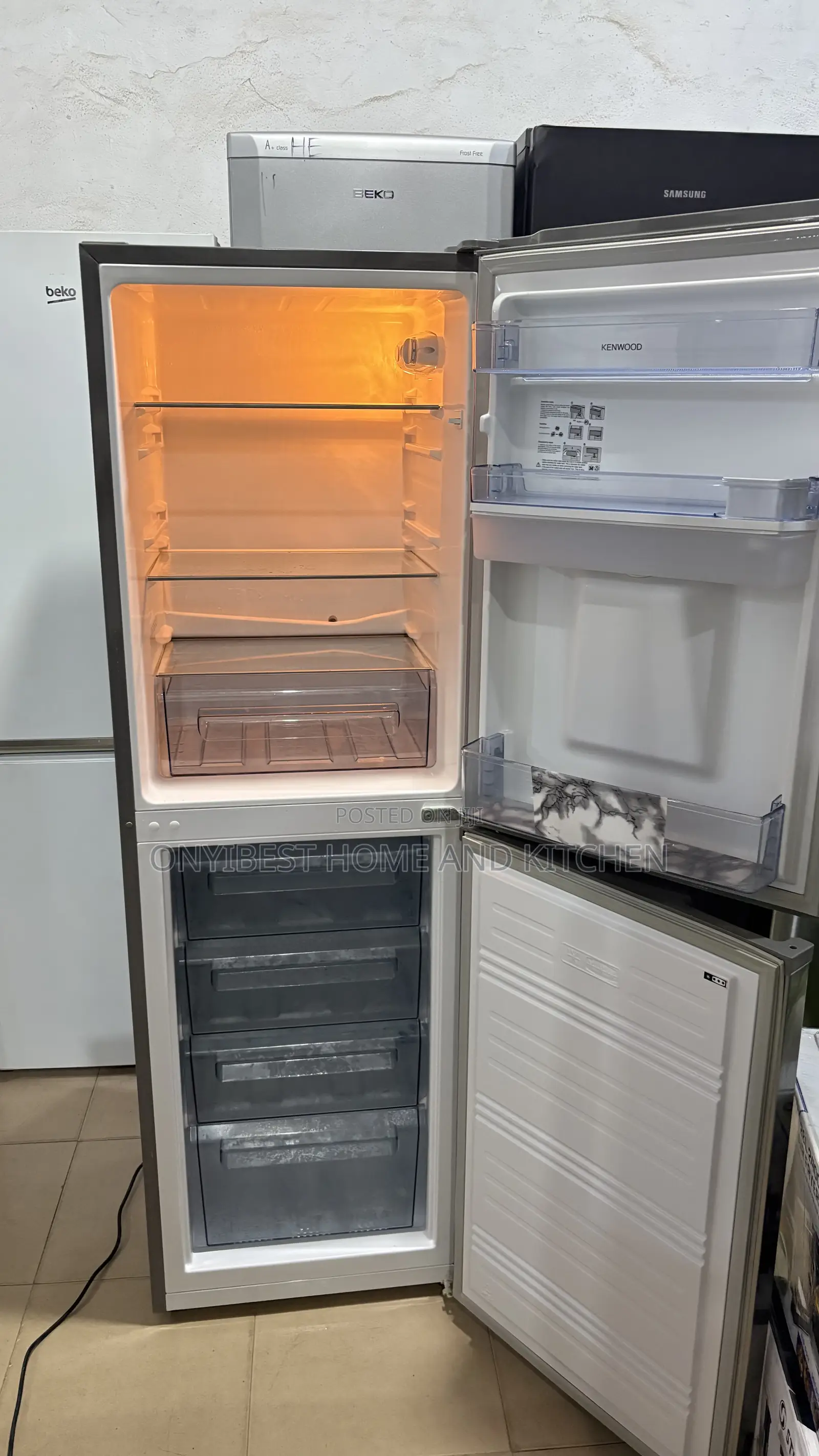 Kenwood Double Door Refrigerator With Water Dispenser