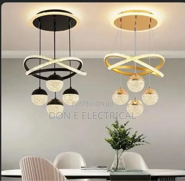 Luxury Led 3 Color Chandelier Light