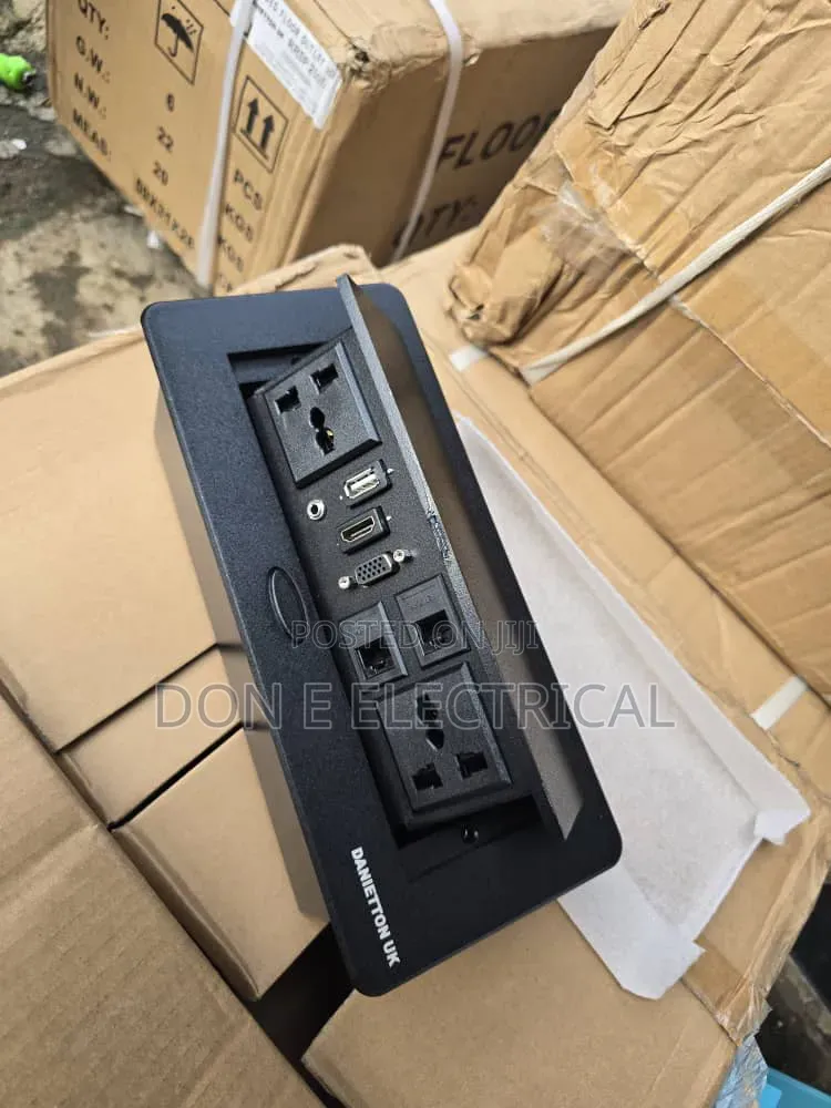 Table Socket 2 Power 2 Data Hdmi Nd Vga Cord