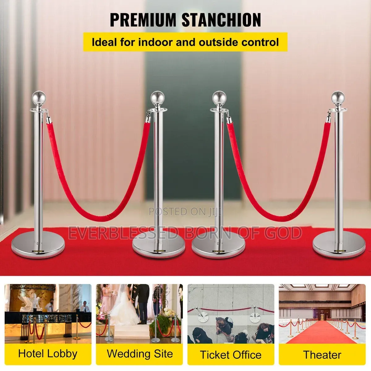 Premium Stanchion Ideal For Indoor And Outside Control And Direction