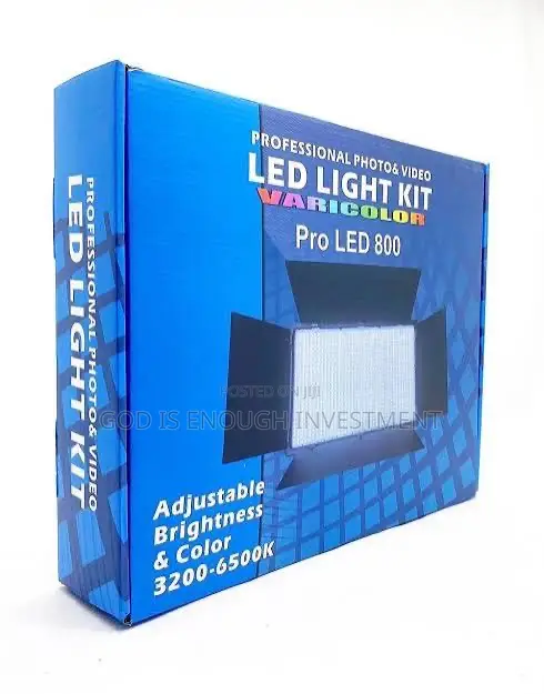 Original Pro Led 800 Studio Photoshot Stage Light With Foldable Stand