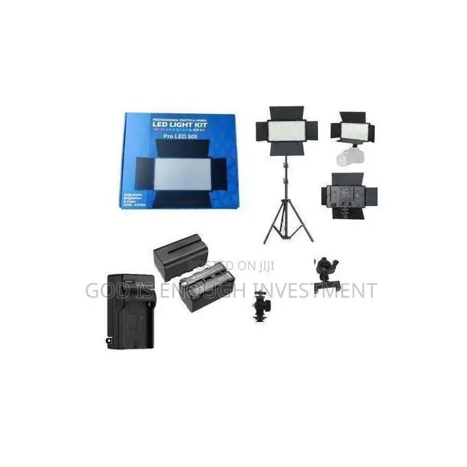 Original Pro Led 800 Studio Photoshot Stage Light With Foldable Stand