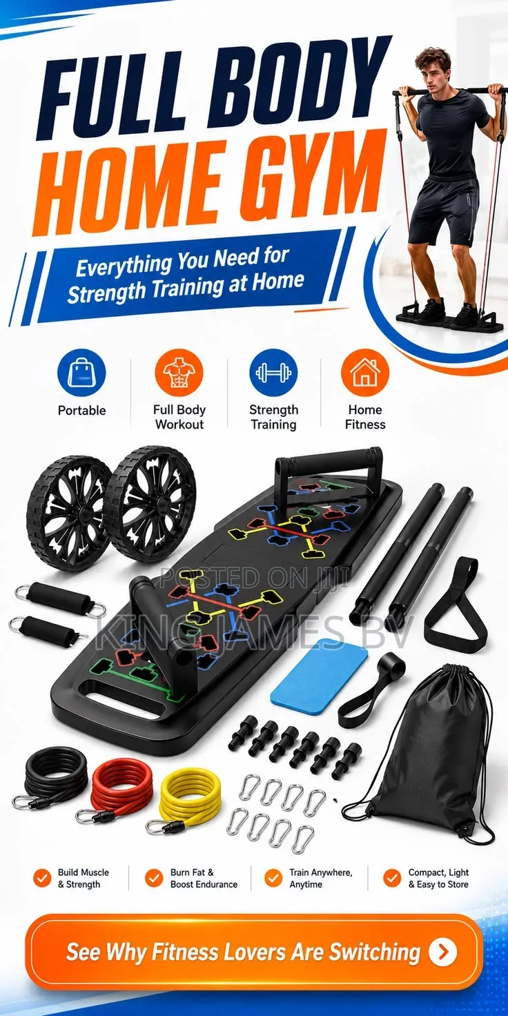 Full Body Workout Kit – Train Anytime, Anywhere