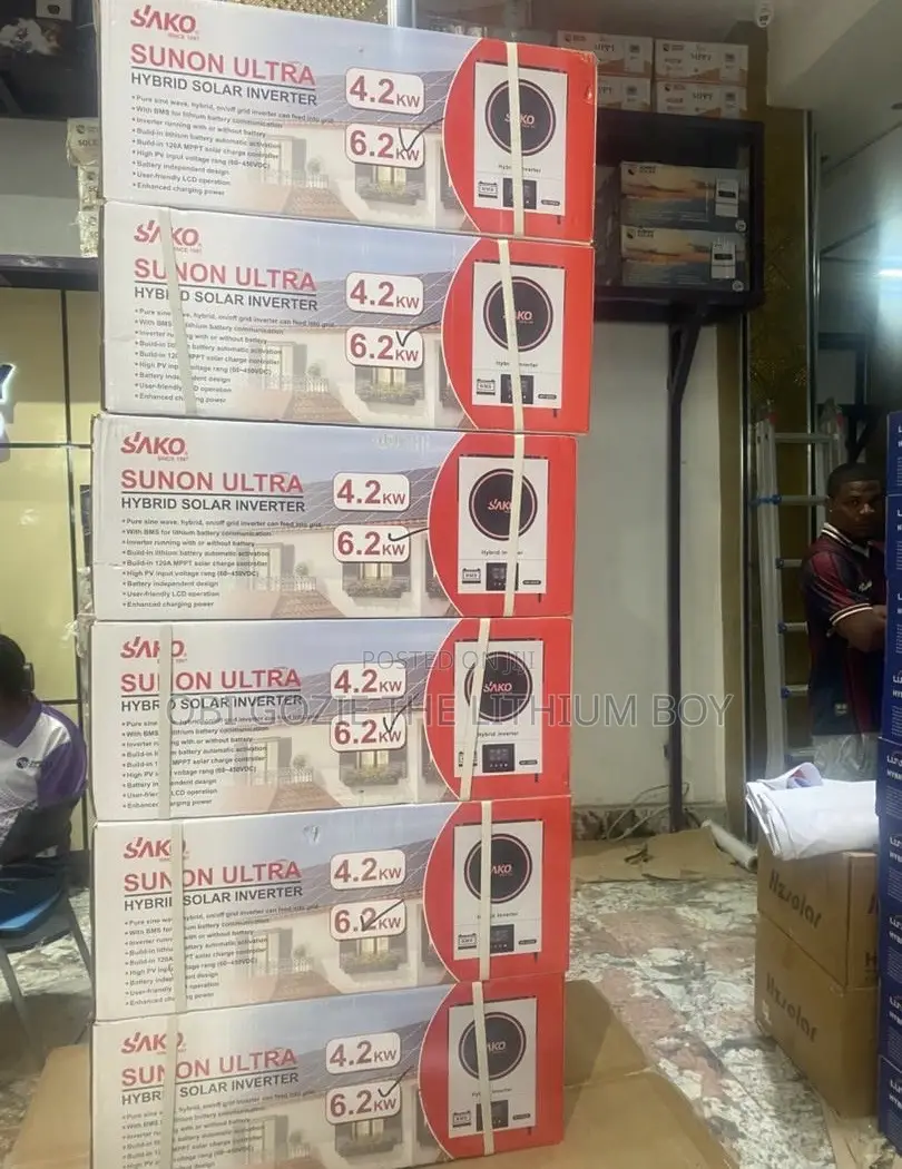 6.2kva 48v Sako Hybrid Inverter Best Importer and Distributor