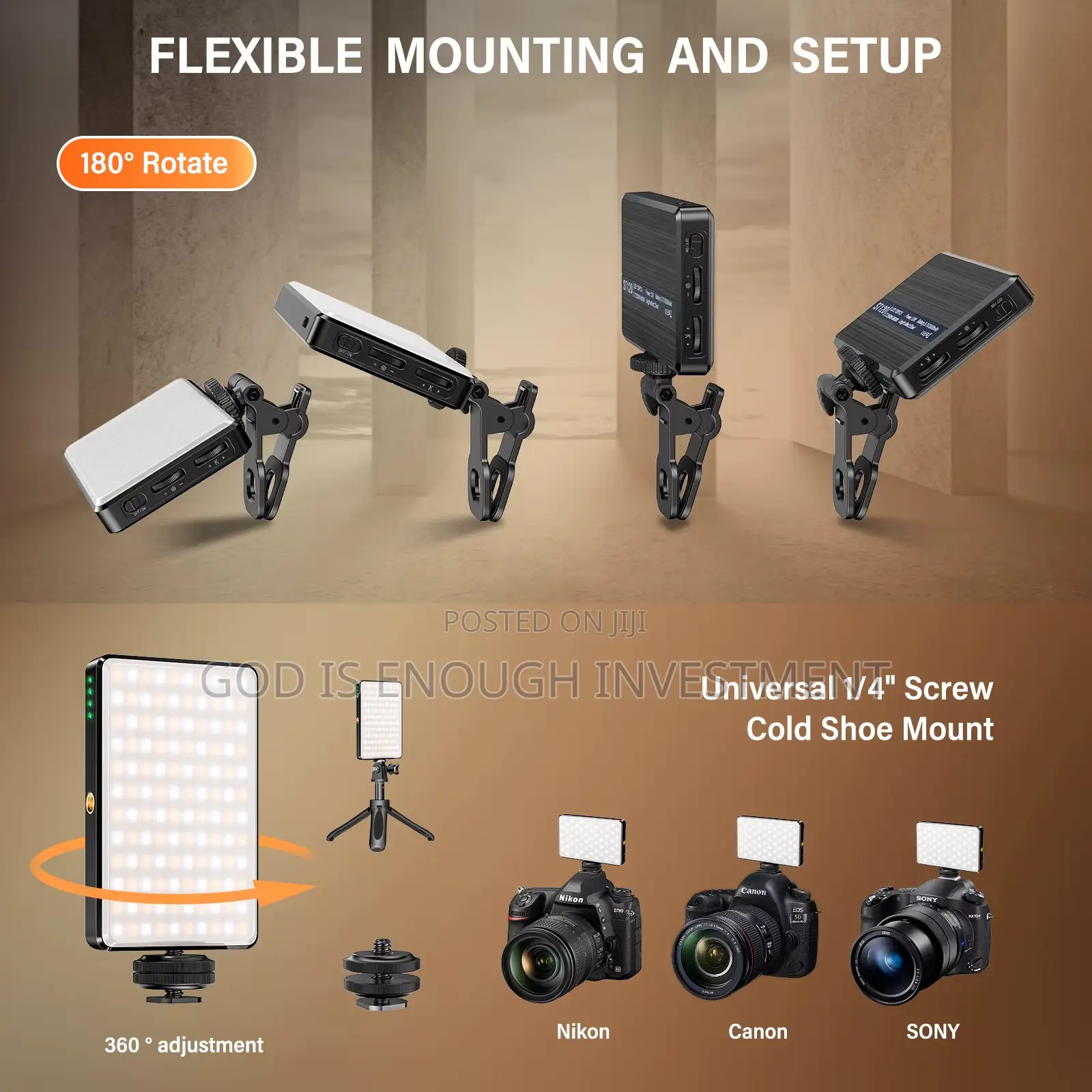 St 120 Pocket Led Light Video and Selfie Photography Fill Light