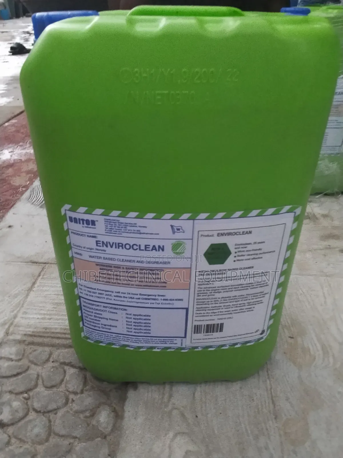Unitor Enviroclean, a Water-Based Micro-Emulsion Cleaner