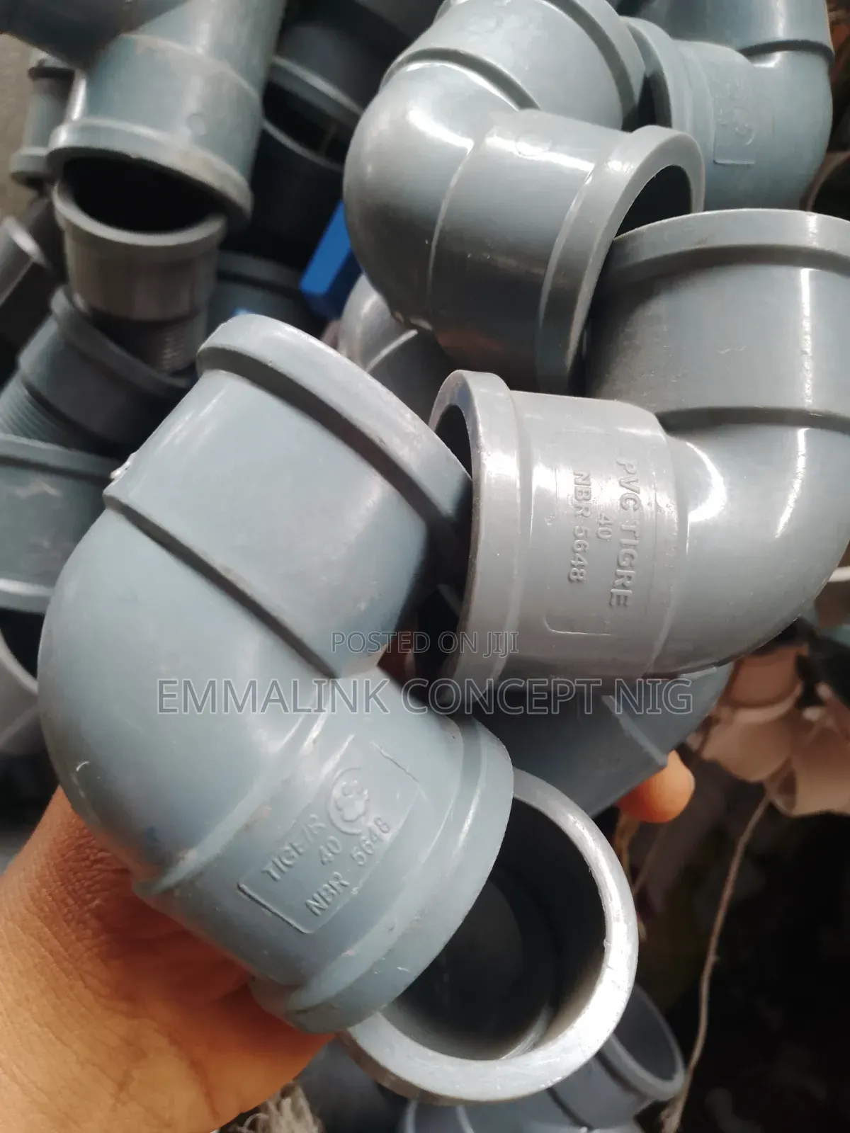63mm PVC Pressure Tiger Elbow