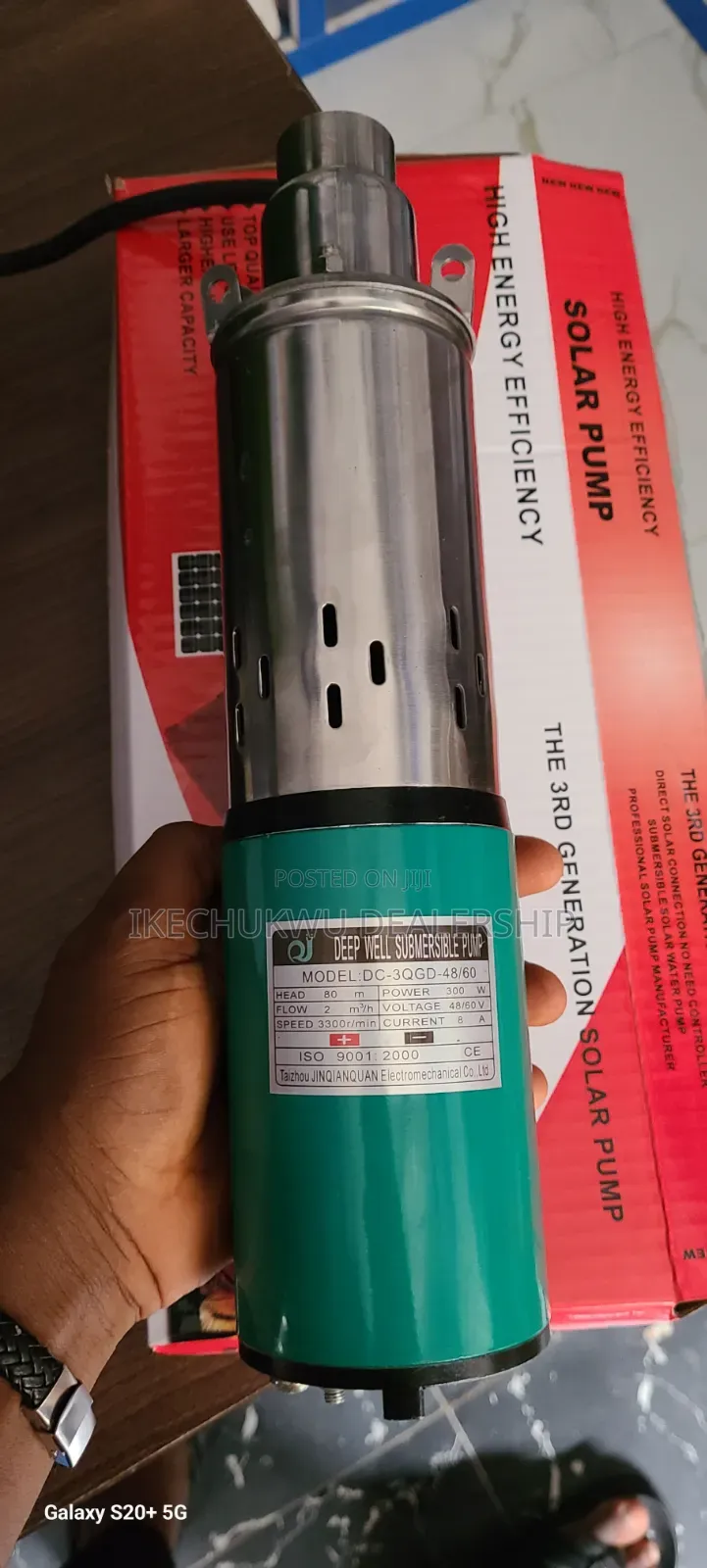 0.5hp Dc Solar Submersible Water Pump