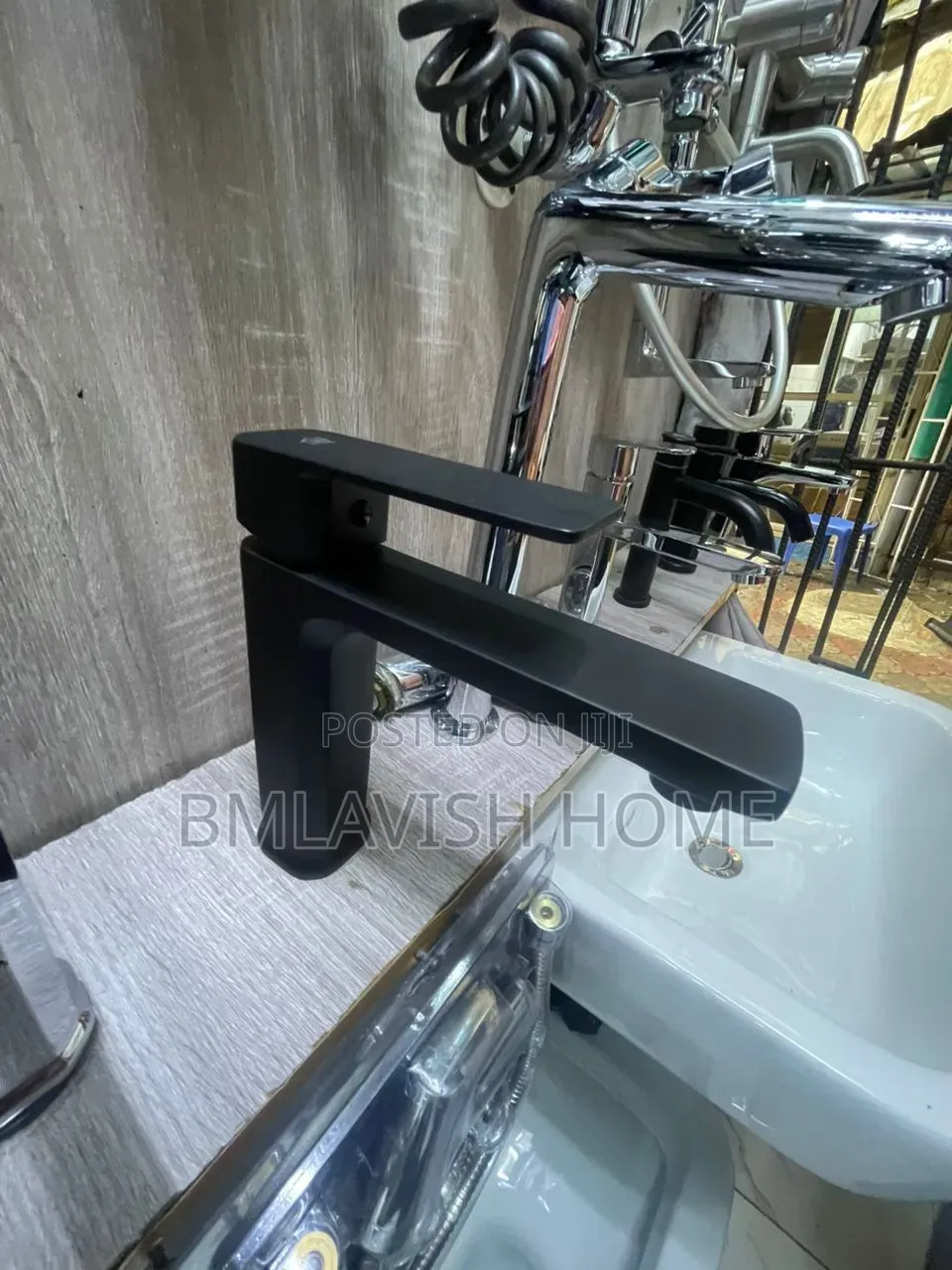 Sweethome Matt Black Basin Faucet