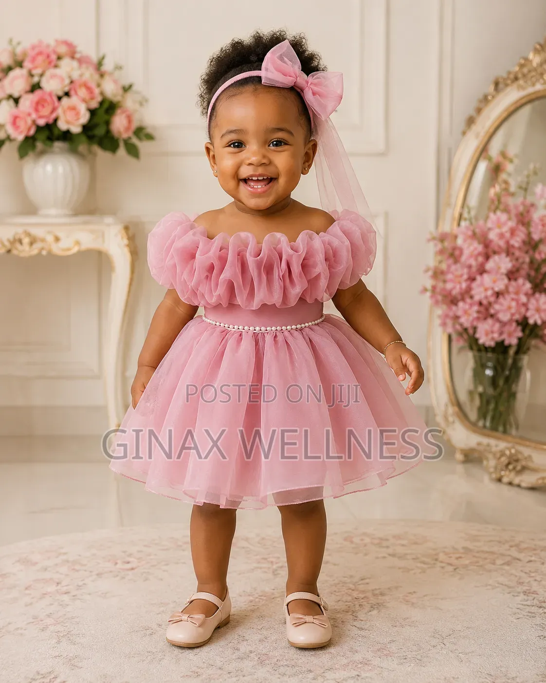 Luxury Baby Princess Party Dress for Girls (6–18 Months)