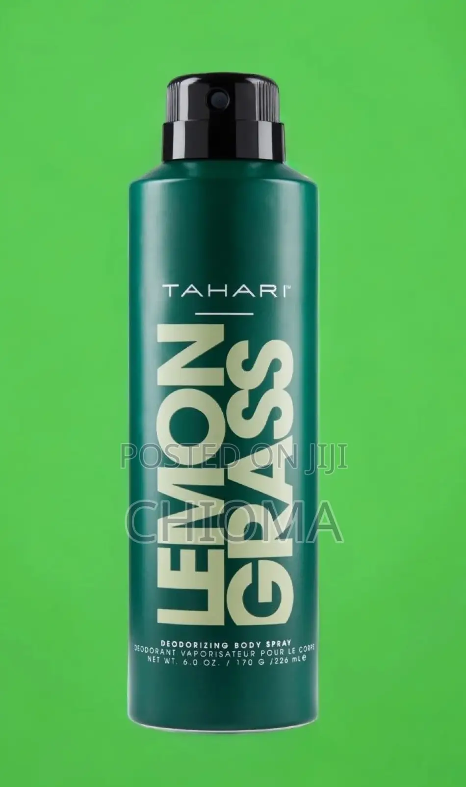 Tahari Men Lemongrass Deodorizing Body,Cologne Fragrance Spray 226ml